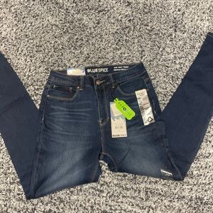 Blue spicy high waist skinny size 7